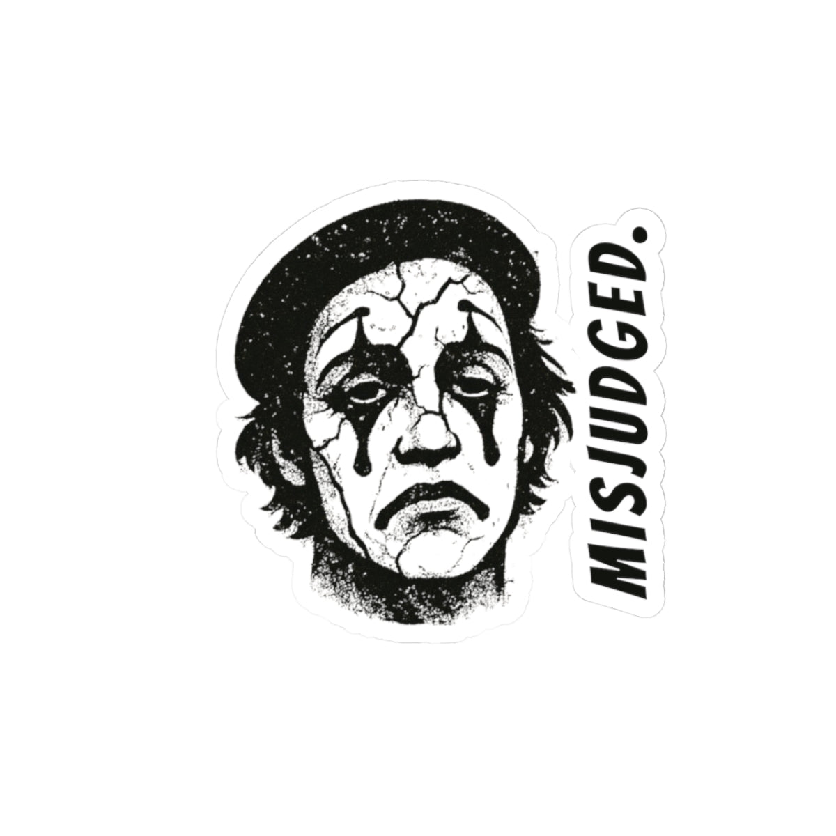 "MISJUDGED" Sticker