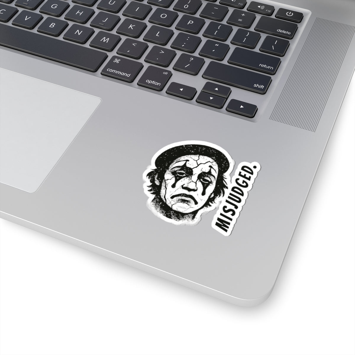 "MISJUDGED" Sticker
