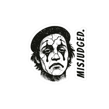 "MISJUDGED" Sticker