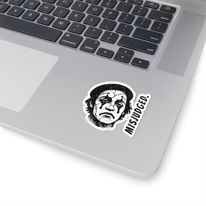 "MISJUDGED" Sticker